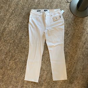 NYDJ ankle frayed hem jeans